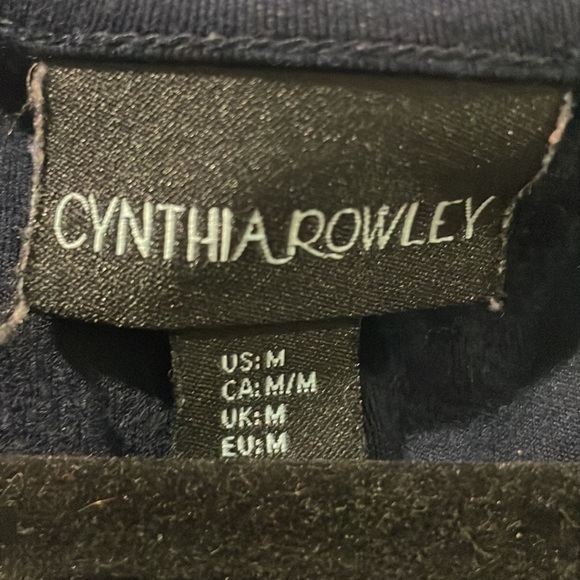 Cynthia Rowley Navy Swing Dress size medium - Picture 2 of 4